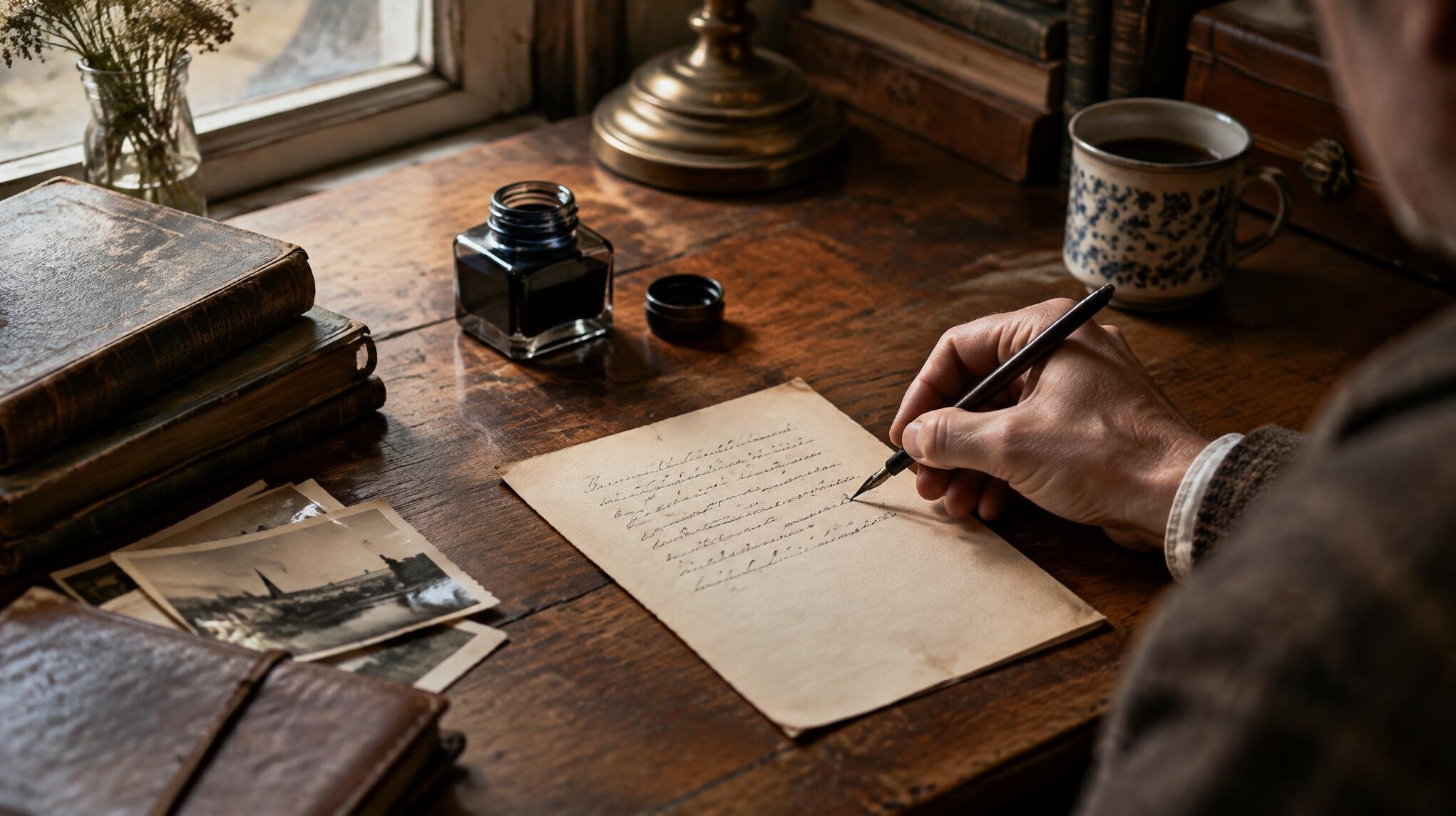 old handwritten note